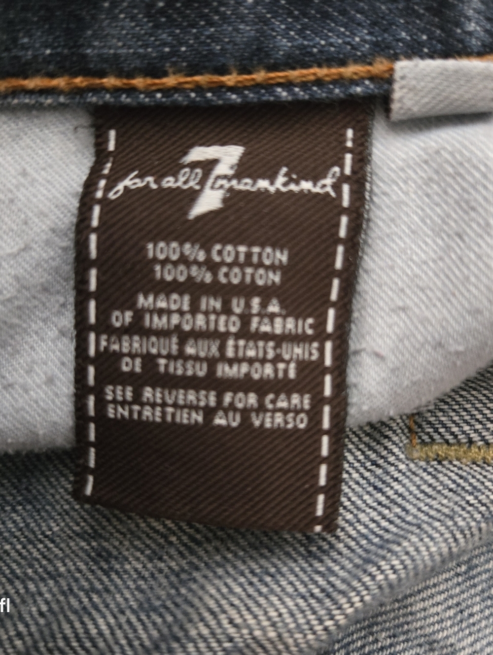 7FAM 7 for all Mankind Brett Jeans 29 distressed - Picture 11 of 12